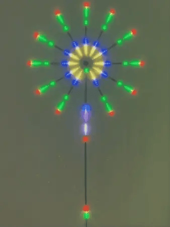 Luces LED Fuegos Artificiales Inteligentes