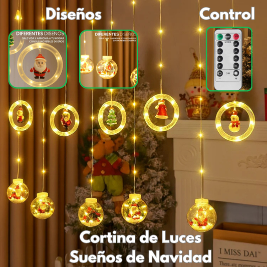 Cortina de Luces🌲Sueños de Navidad 🎅🏻