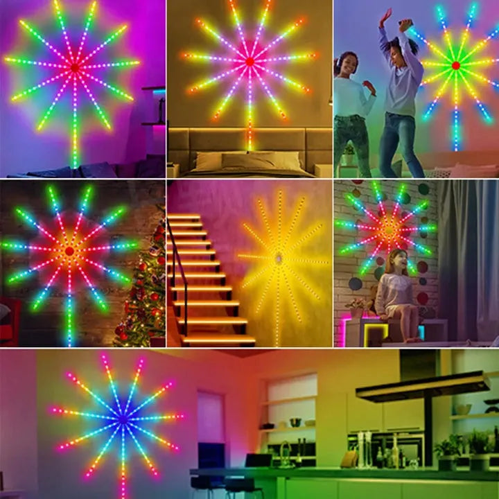 Luces LED Fuegos Artificiales Inteligentes
